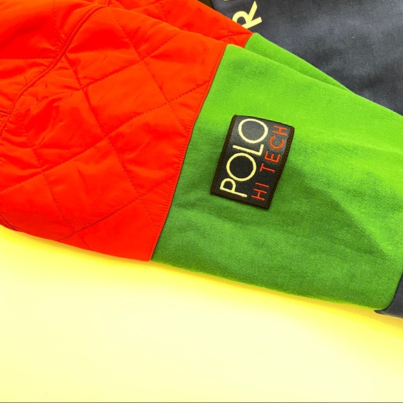 POLO BY RALPH LAUREN POLO RAFTING CLUB XL. HI TECH HYBRID SWEATSHIRT. - Picture 6 of 6
